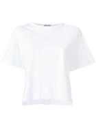 Muveil - Heart Patch T-shirt - Women - Cotton - 38, Women's, White, Cotton