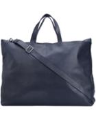 Isaac Reina Pilot Weekend Tote, Adult Unisex, Blue, Calf Leather