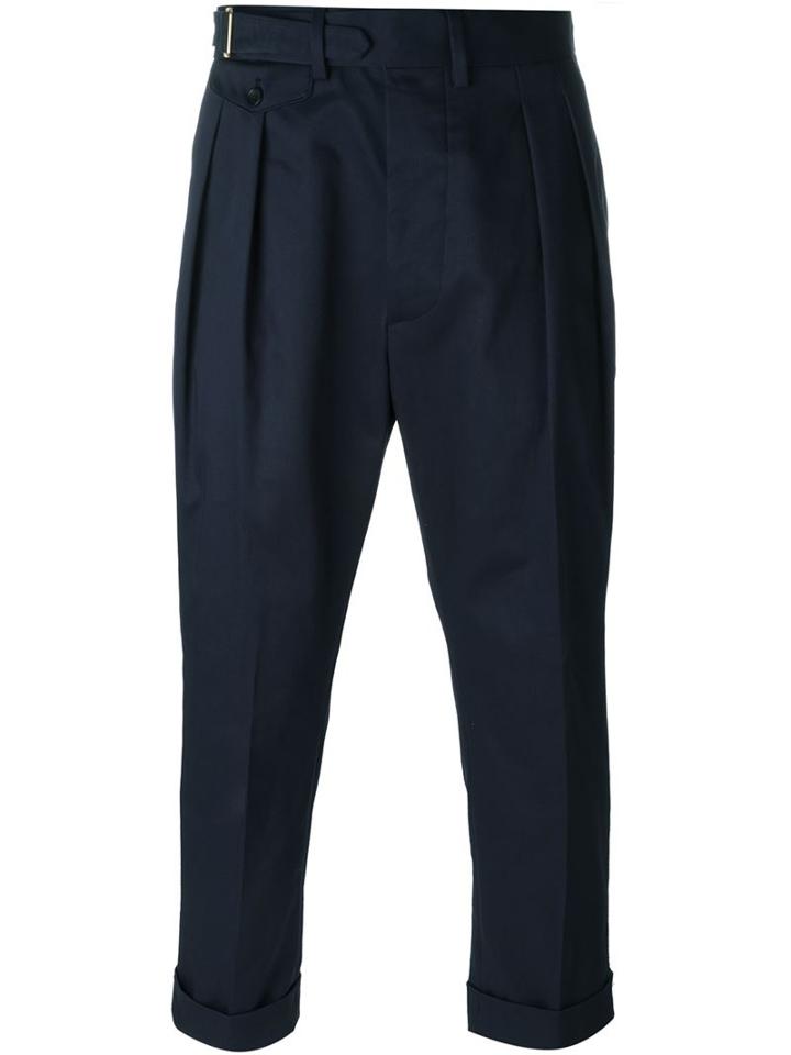 Lardini Pleated Tapered Trousers