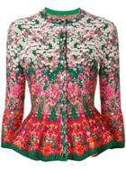Alexander Mcqueen Floral Embroidered Cardigan - Multicolour