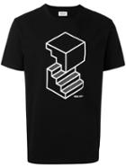 Wood Wood - Printed T-shirt - Men - Cotton - M, Black, Cotton