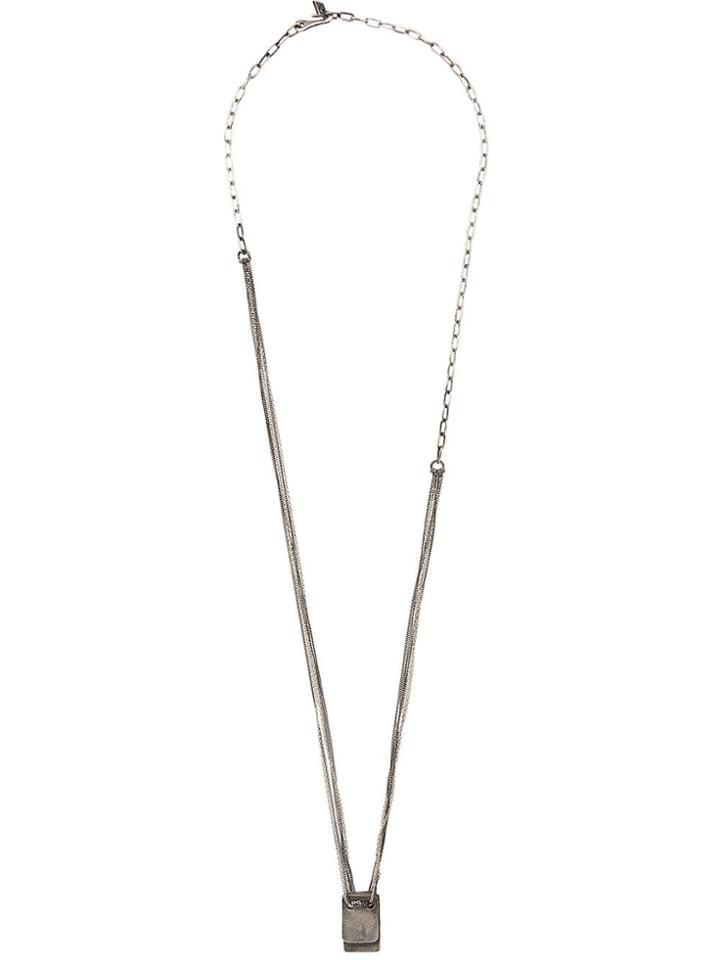 M. Cohen Placket Necklace - Metallic
