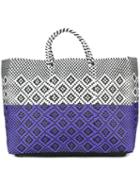 Truss Nyc Woven Tote, Women's, White