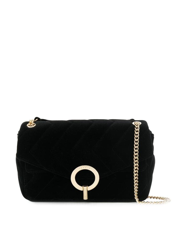 Sandro Paris Flap Shoulder Bag - Black