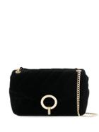 Sandro Paris Flap Shoulder Bag - Black
