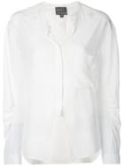 Roberta Furlanetto Gathered Sleeve Shirt - White