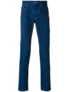 Ami Paris 5 Pocket Ami Fit Jeans - Blue