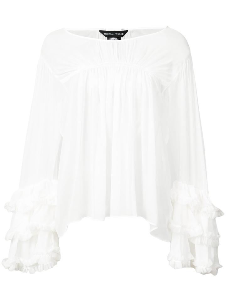 Thomas Wylde Von Trapp Blouse - White