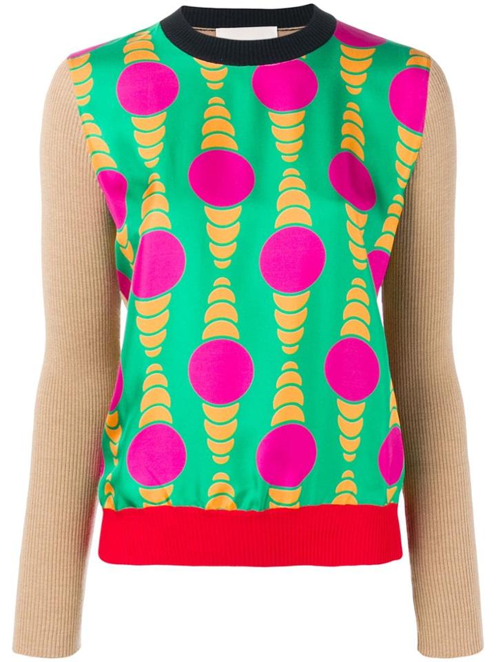 La Doublej Lava Lamp Gemini Sweater - Green