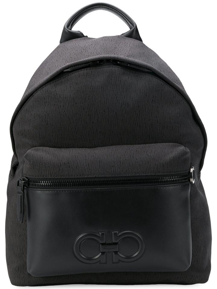 Salvatore Ferragamo Gancio Backpack - Grey