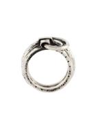 Henson Carved Linked Ring Set, Adult Unisex, Size: 62, Metallic