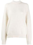 Iro Round Neck Sweater - White
