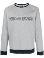 Boss Hugo Boss Logo Print Sweatshirt - Grey