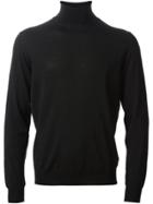 Drumohr Roll Neck Knit Sweater - Black