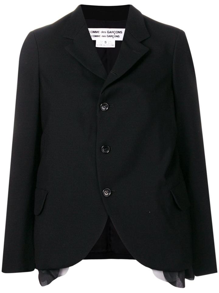 Comme Des Garçons Comme Des Garçons Single-breasted Blazer - Black