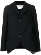 Comme Des Garçons Comme Des Garçons Single-breasted Blazer - Black