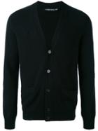 Alexander Mcqueen - V-neck Cardigan - Men - Cashmere - L, Black, Cashmere
