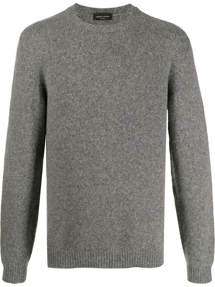 Roberto Collina Long-sleeve Knit Jumper - Grey