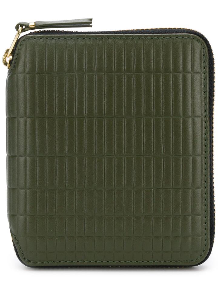Comme Des Garçons Wallet Brick Line Wallet - Green