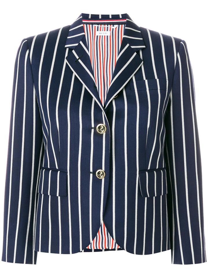 Thom Browne Striped Blazer - Blue