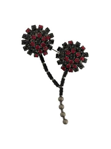 Marni Strass Brooch, Black