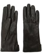 Mario Portolano Leather Gloves - Black