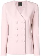 Pinko Onorato Double-breasted Jacket - Nude & Neutrals