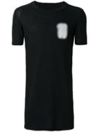 11 By Boris Bidjan Saberi Sprayed Detail T-shirt - Black