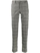 Incotex Check Tailored Trousers - Black