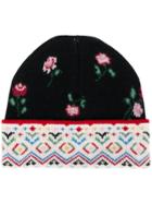 Alanui Embroidered Beanie Hat - Black
