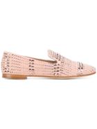Giuseppe Zanotti Flat Studded Loafers - Pink