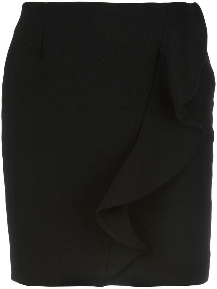 Iro 'anouk' Skirt, Women's, Size: 36, Black, Cotton/polyester/polyurethane/viscose