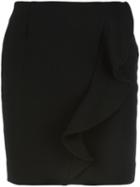 Iro 'anouk' Skirt, Women's, Size: 36, Black, Cotton/polyester/polyurethane/viscose