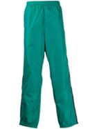 Acne Studios Contrasting Stripe Track Trousers - Green