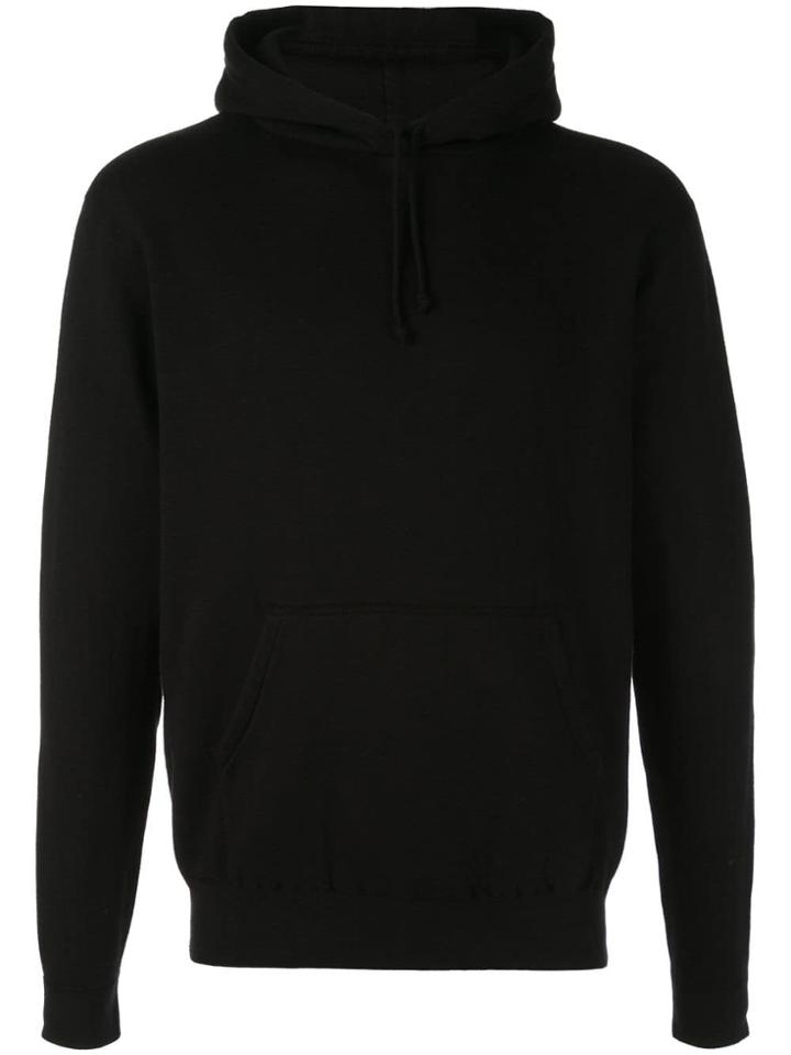 John Elliott Basic Drawstring Hoodie - Black