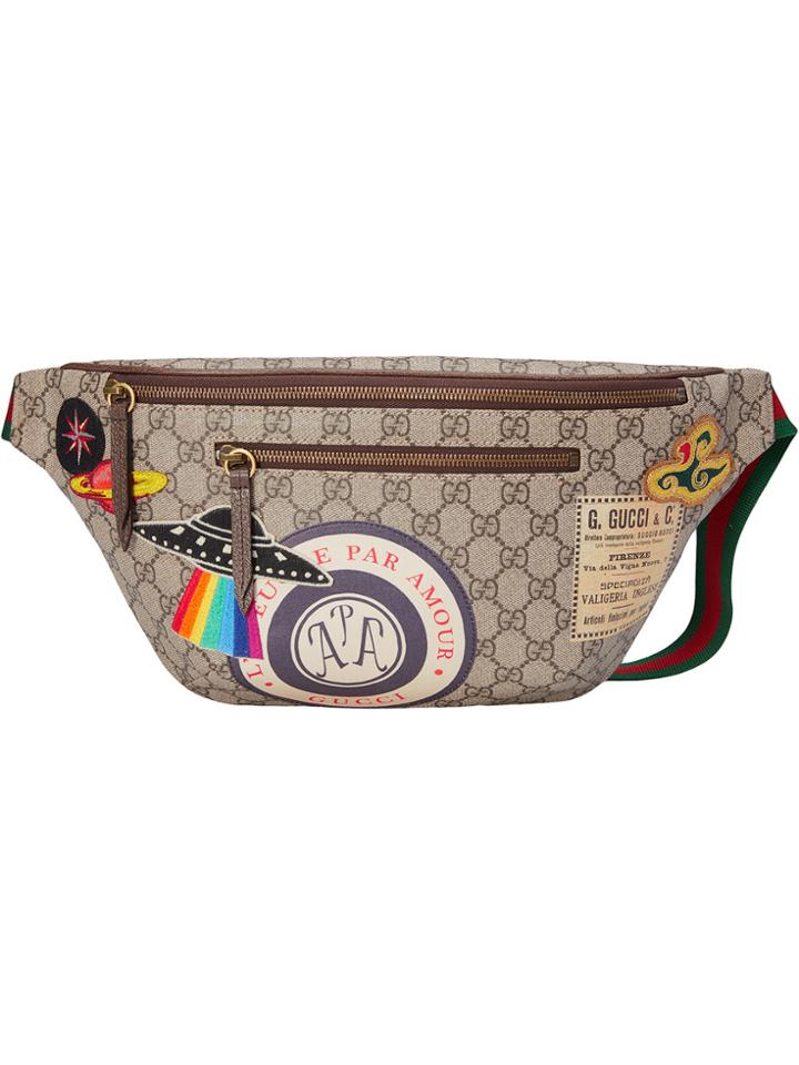 Gucci Gucci Courrier Gg Supreme Belt Bag - Nude & Neutrals