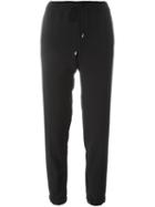 Michael Michael Kors Drawstring Fastening Trousers, Women's, Size: Xs, Black, Polyester/spandex/elastane