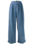 Bellerose Corduroy Palazzo Pants - Blue