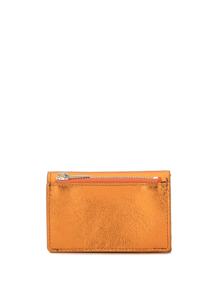 Mm6 Maison Margiela Trifold Wallet - Orange