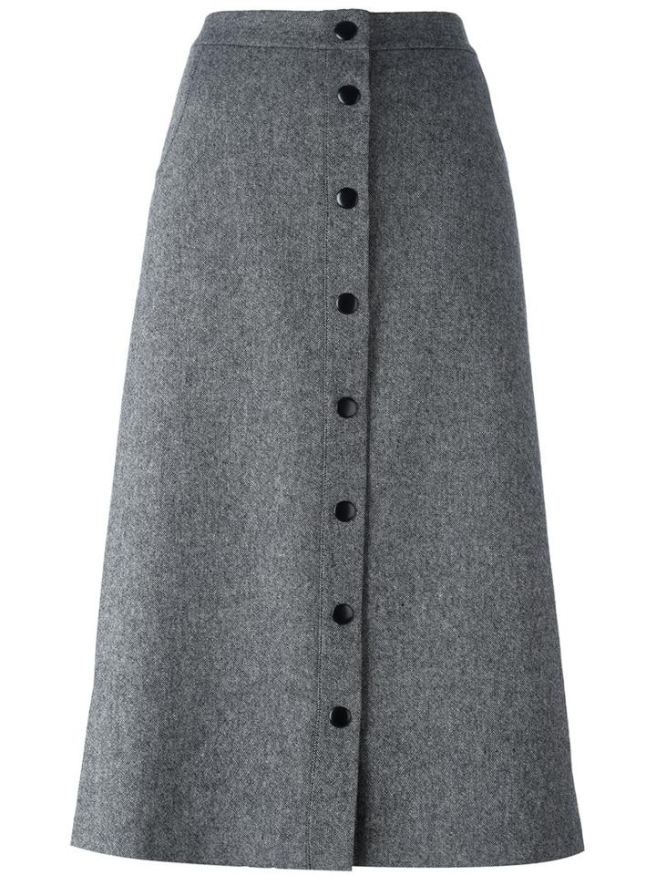 Alice+olivia Button Down A-line Skirt
