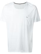 Diesel Chest Pocket T-shirt, Men's, Size: L, White, Cotton