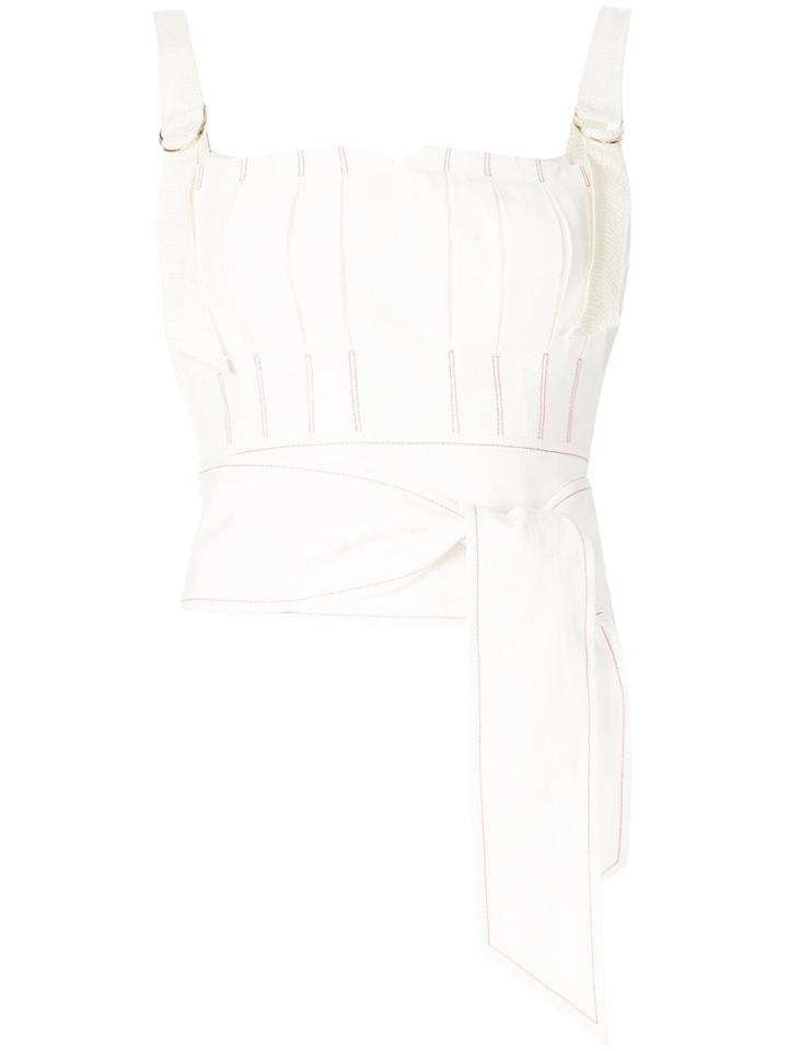 Rachel Gilbert Jorja Crop Top - White