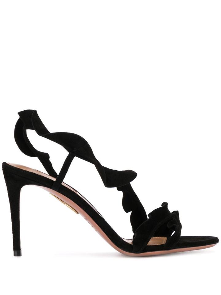 Aquazzura Sue High Heel Sandal - Black
