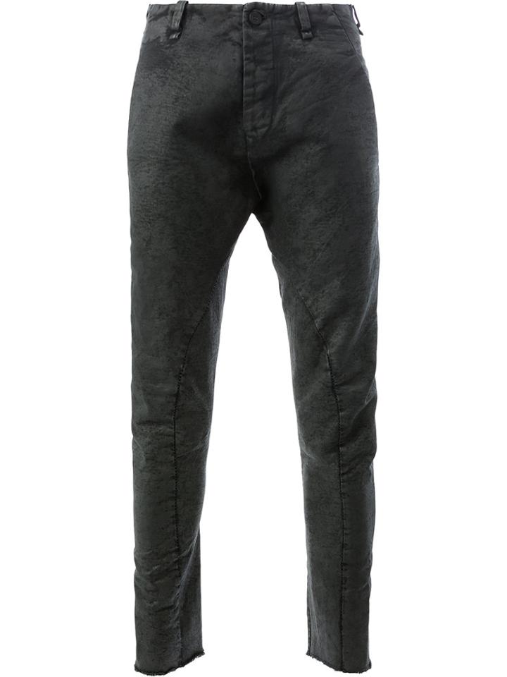 Masnada Drop-crotch Skinny Trousers - Black