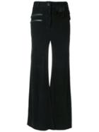 Andrea Bogosian Suede Maxi Skirt, Women's, Size: Medium, Black, Chamois Leather