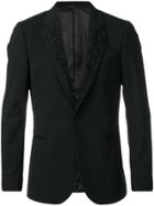 Paul Smith Bead Embroidered Collar Jacket - Black