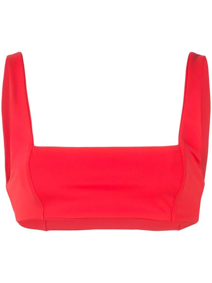 Mara Hoffman Meli Bikini Top - Red