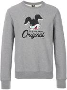 Ps By Paul Smith Rabbit Print Sweatshirt - Grey