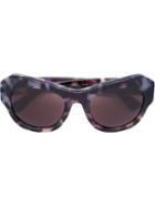 Linda Farrow Cat Eye Sunglasses, Pink/purple, Acetate