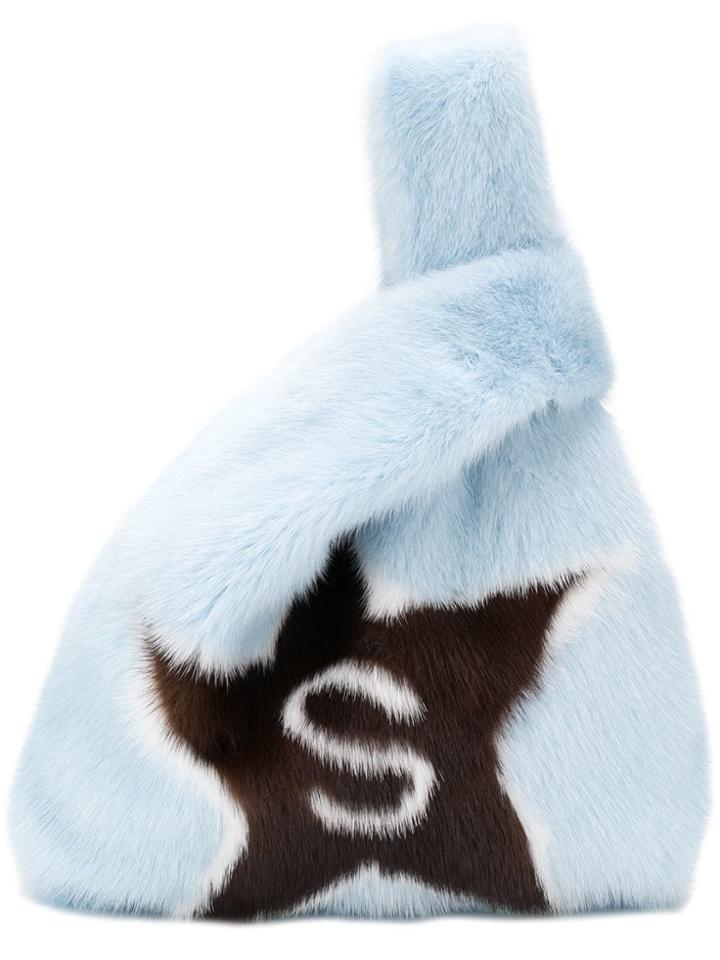 Simonetta Ravizza Furrissima Holly Tote - Blue